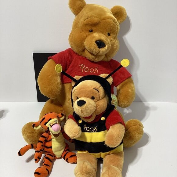 Disney Winnie The Pooh Lot Plush Dolls. Tigger Bean - Picture 1 of 12